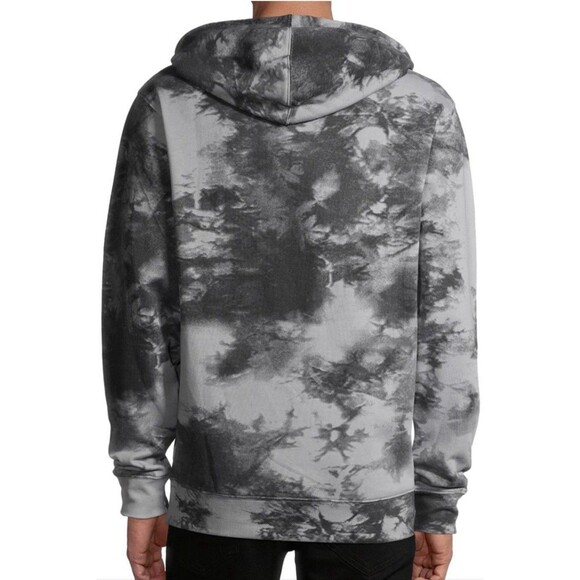 AC/DC Official High Voltage Pullover Hoodie - Men's Medium - Tie-Dye Gray - Picture 2 of 8